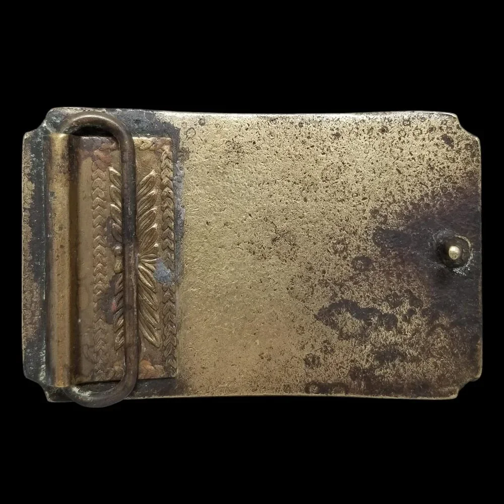 Vintage Belt Buckle Wells Fargo And Company South Dakota Steam Engine‎ Train